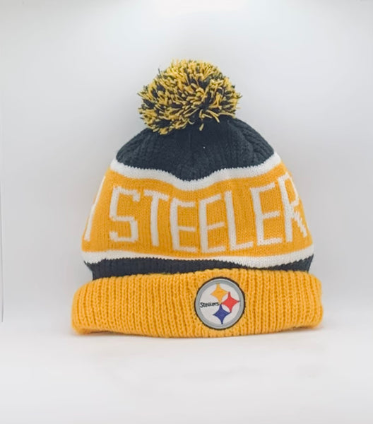 Pittsburgh Steelers '47 Cuffed Pom Beanie - Sports Addict