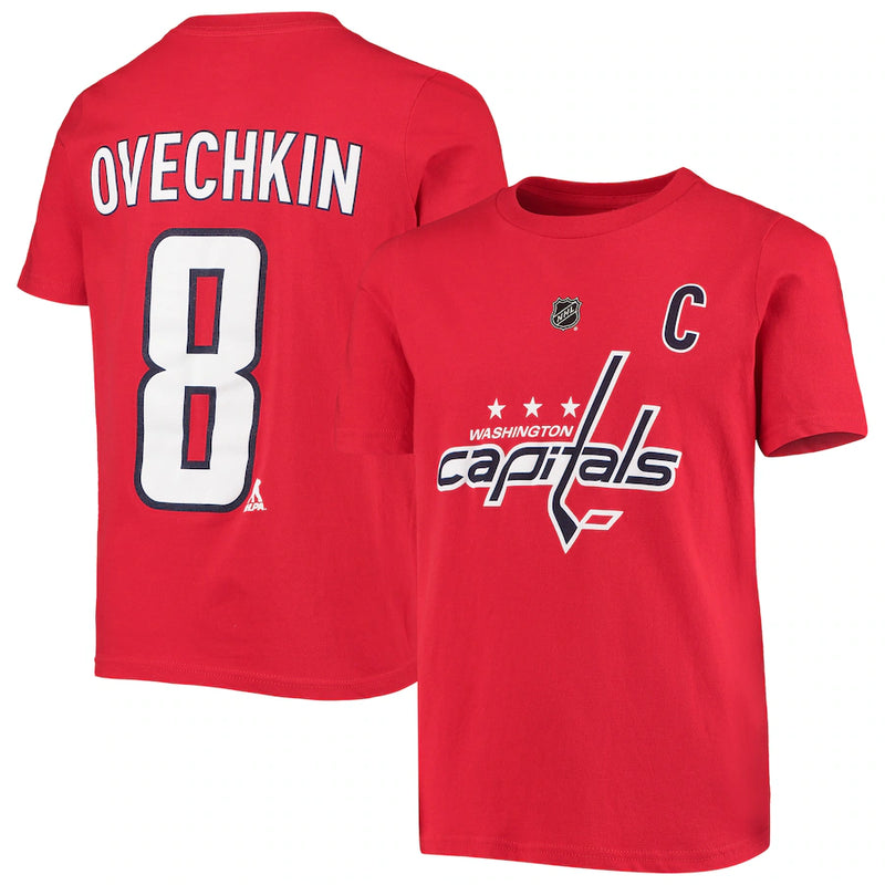 Ovechkin YTH Name & # Tee