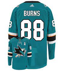 Burns #88 Sharks Jersey