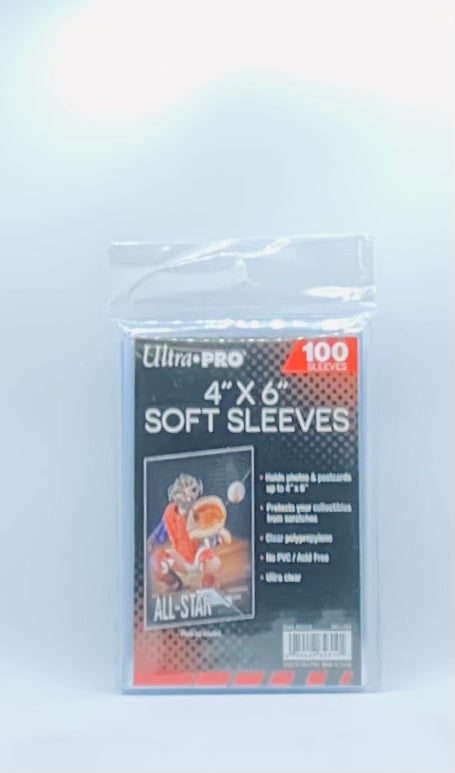 Ultra Pro 4x6 Soft Sleeve
