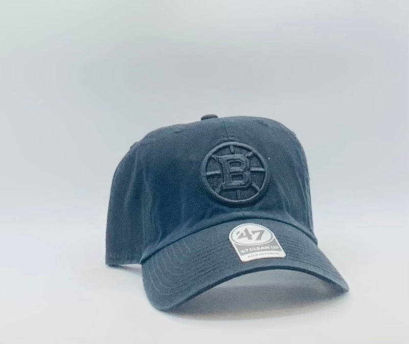 Bruins '47 BLK/BLK Hat